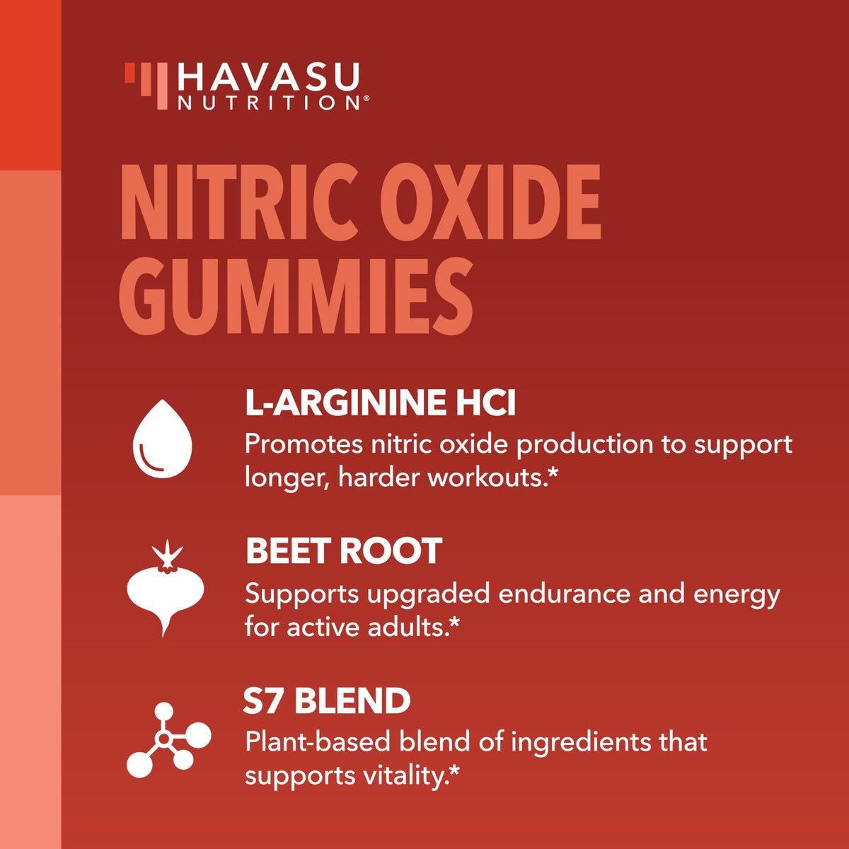 Beet Root Gummies with L-Arginine, 90 Count U43310
