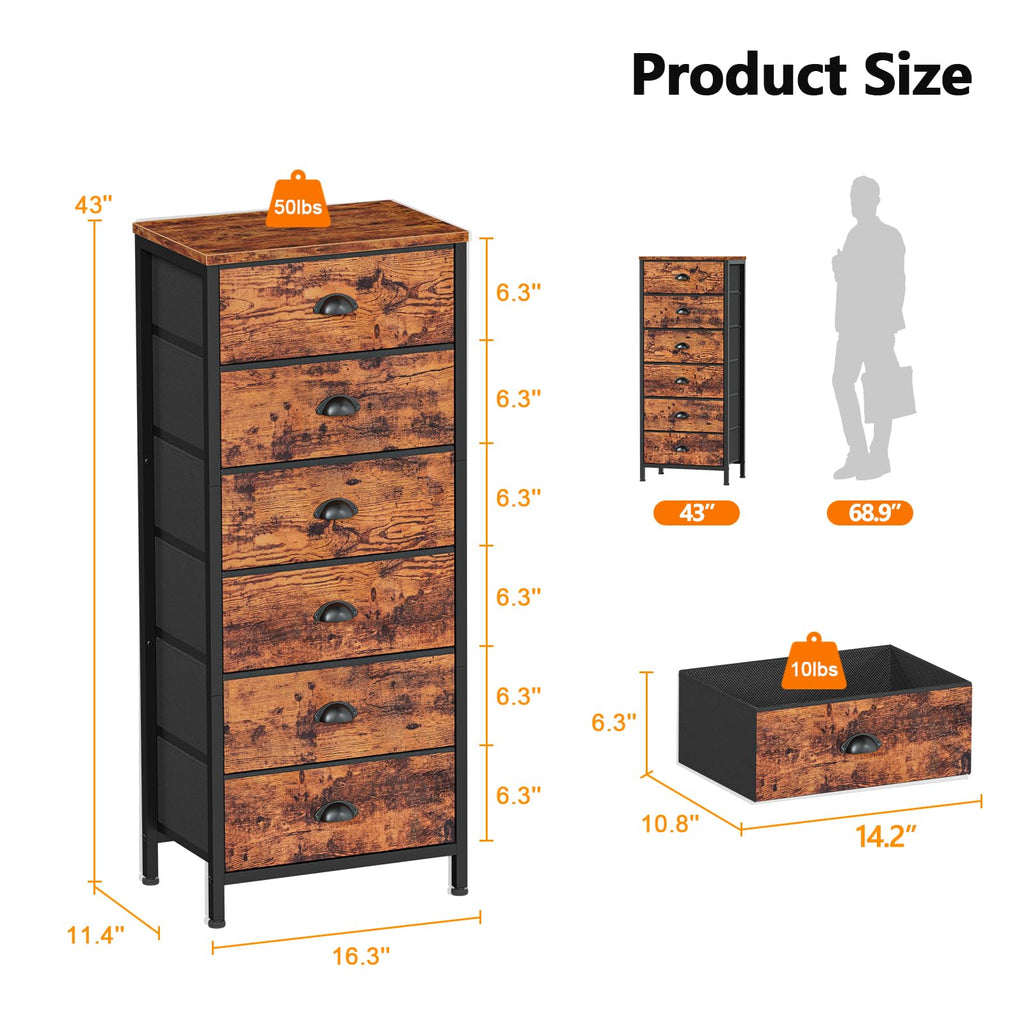 5 Drawer Dresser N16517
