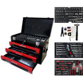 3-Drawer Steel Tool Chest with 439-Piece Mechanics Tool Set G615029