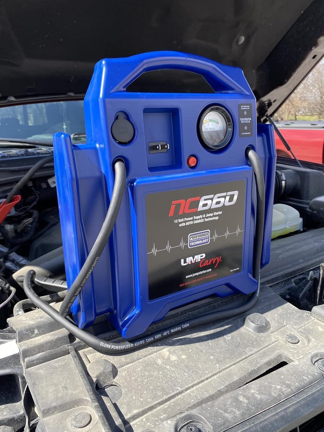Portable Vehicle Starting Unit 1700 Peak Amps 12V 2 Pack S1077