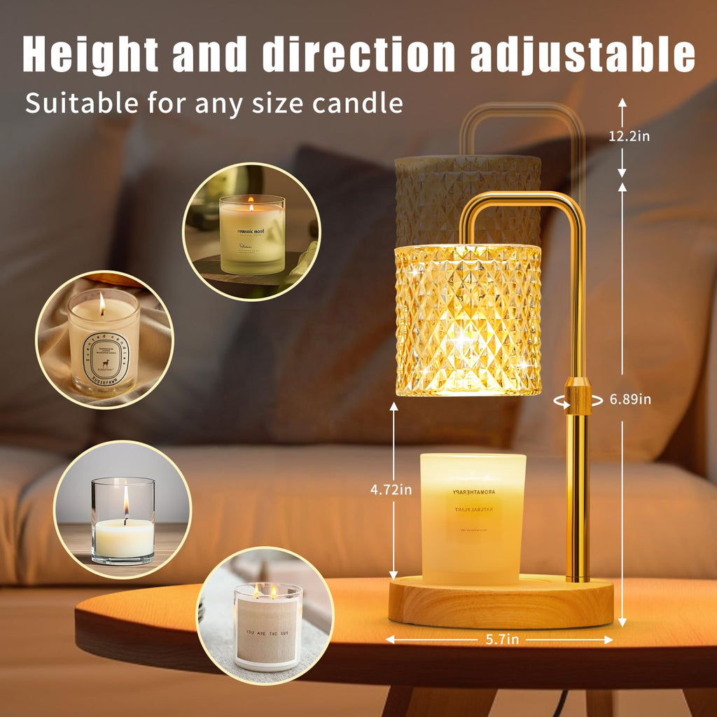 Dimmable Candle Warmer Lamp with Timer J812