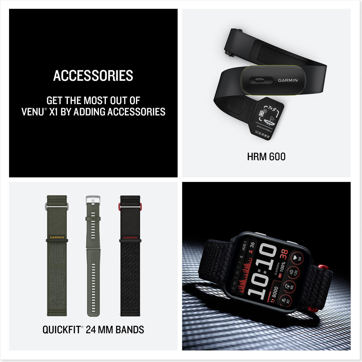 Black 51mm Smartwatch Q33952