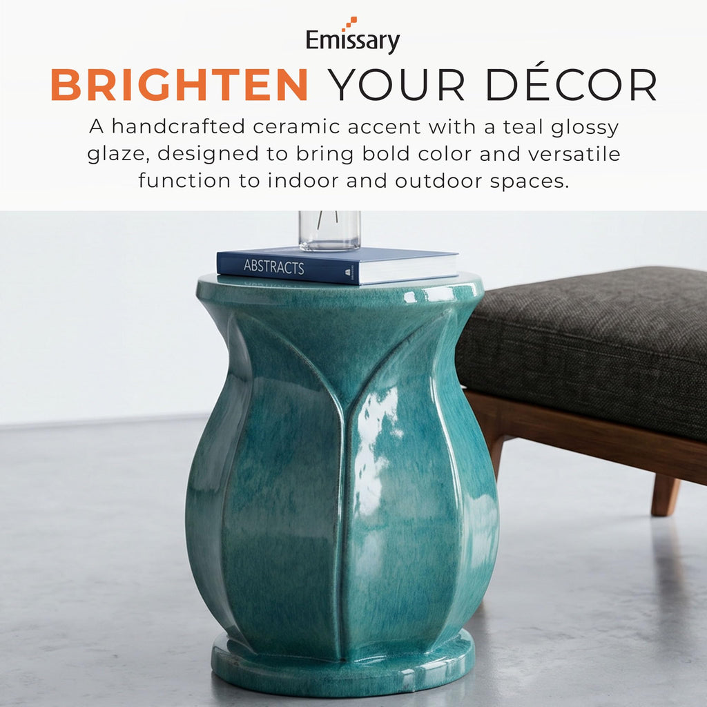 Teal Stool C85492