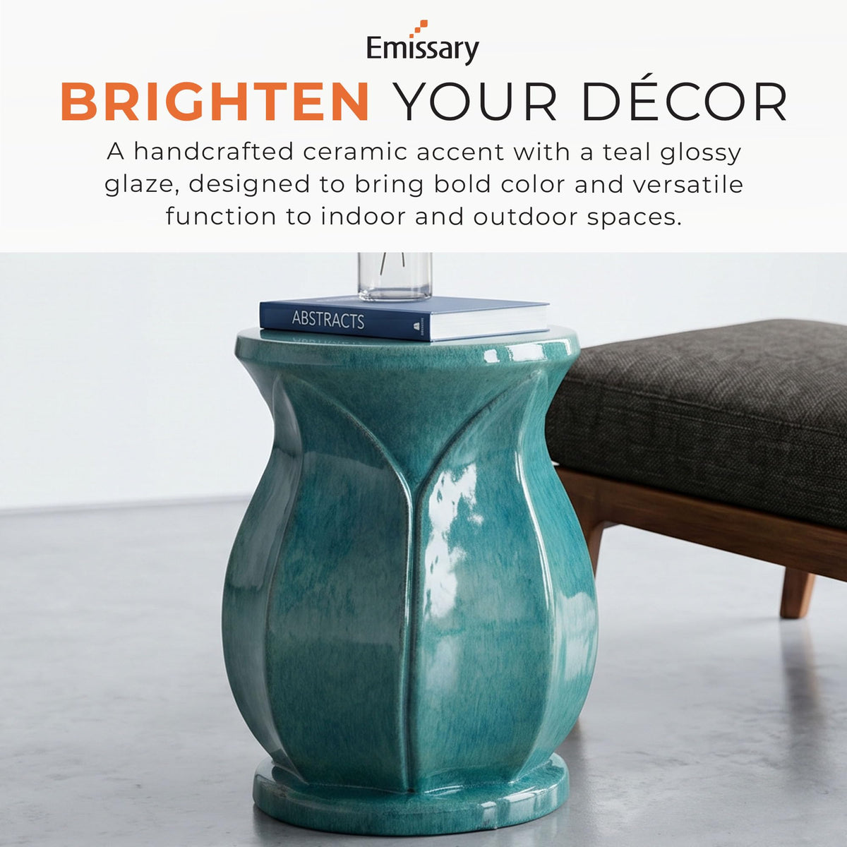 Teal Stool C85492