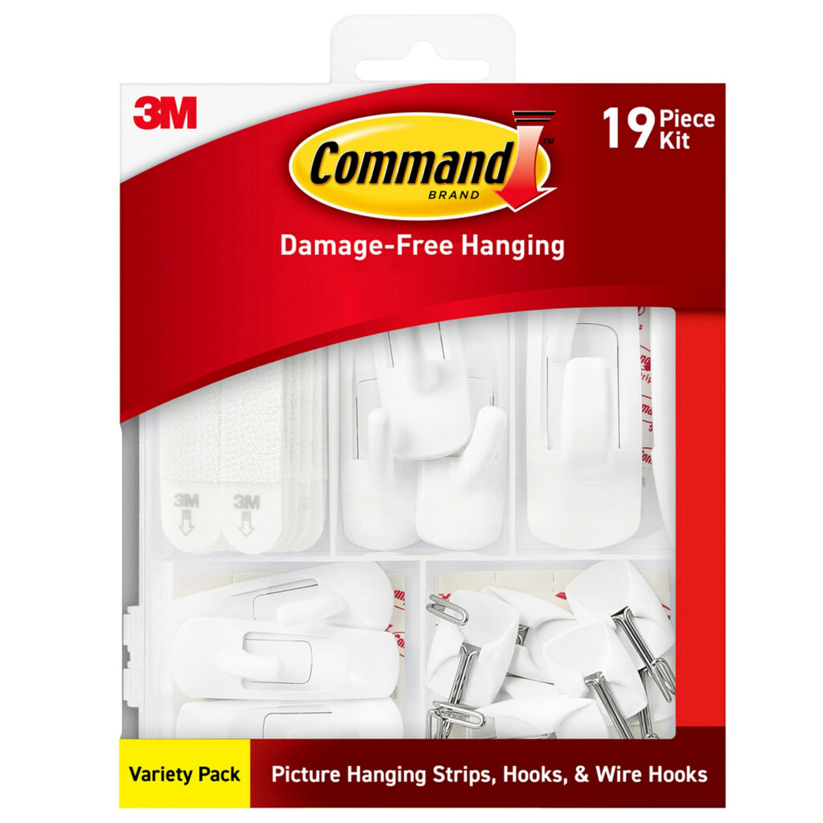Picture Hanging Strips, Wire Hooks and Utility Hooks Kit V8464
