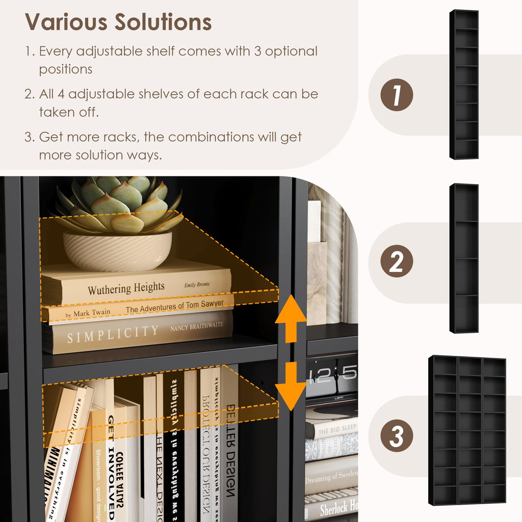 8-Tier Narrow Bookshelf K888832