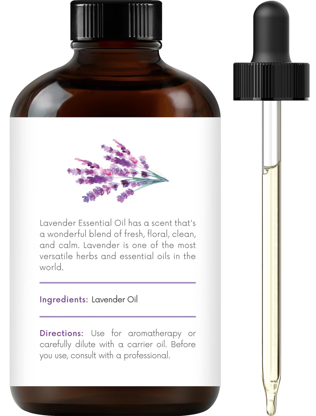 Peppermint Tea Tree Lavender Essential Oil Set 4 Fl. Oz Z75747