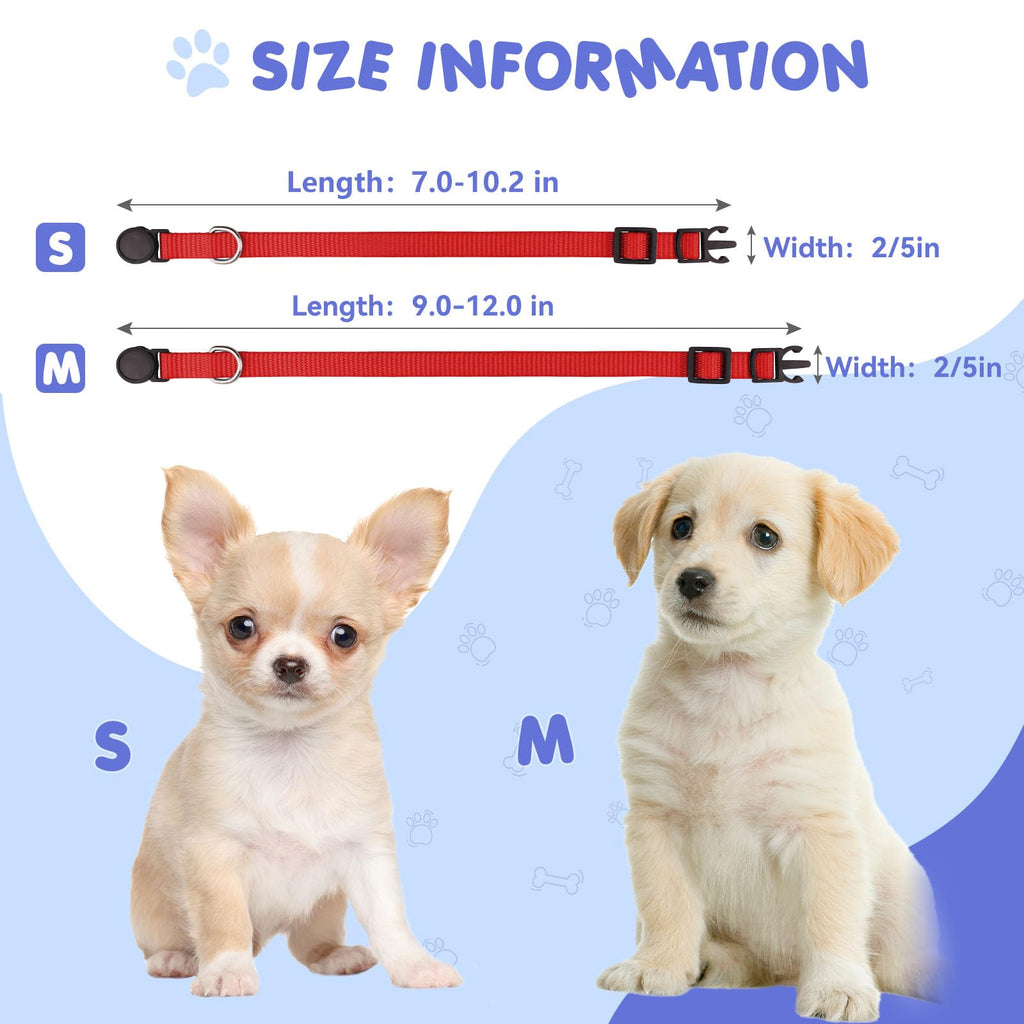 Soft Nylon Puppy Collars 12pcs H138735