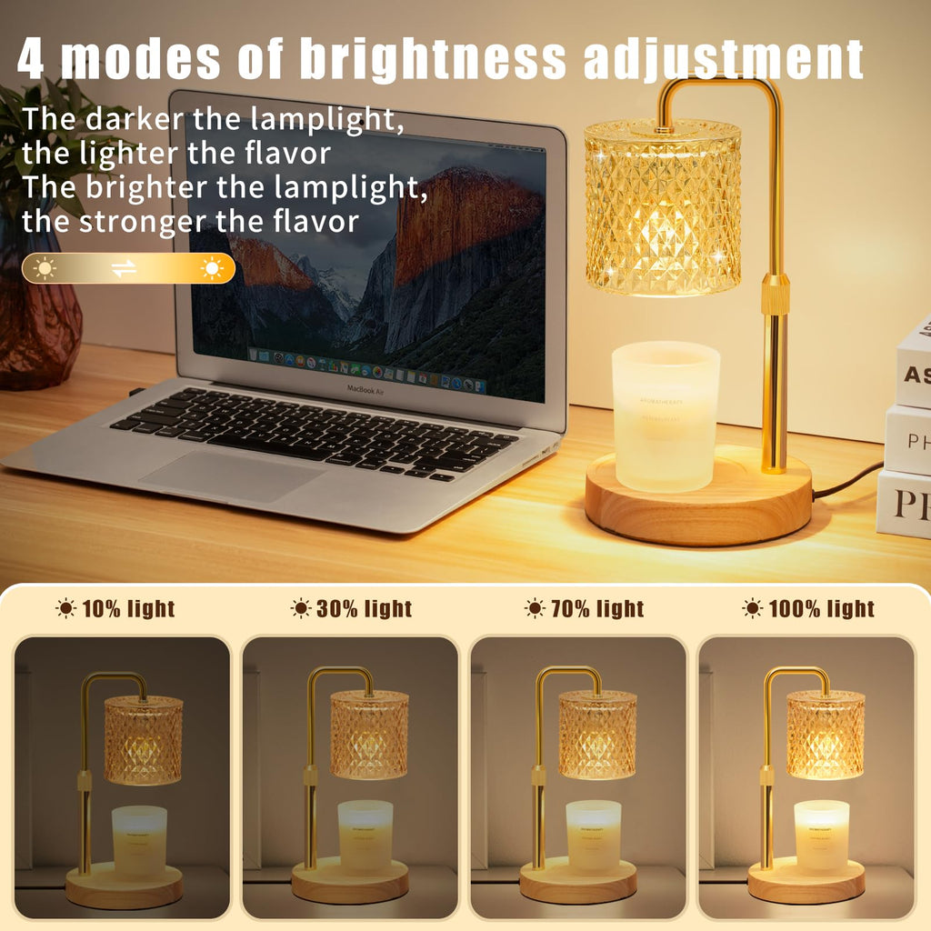 Dimmable Candle Warmer Lamp with Timer J812