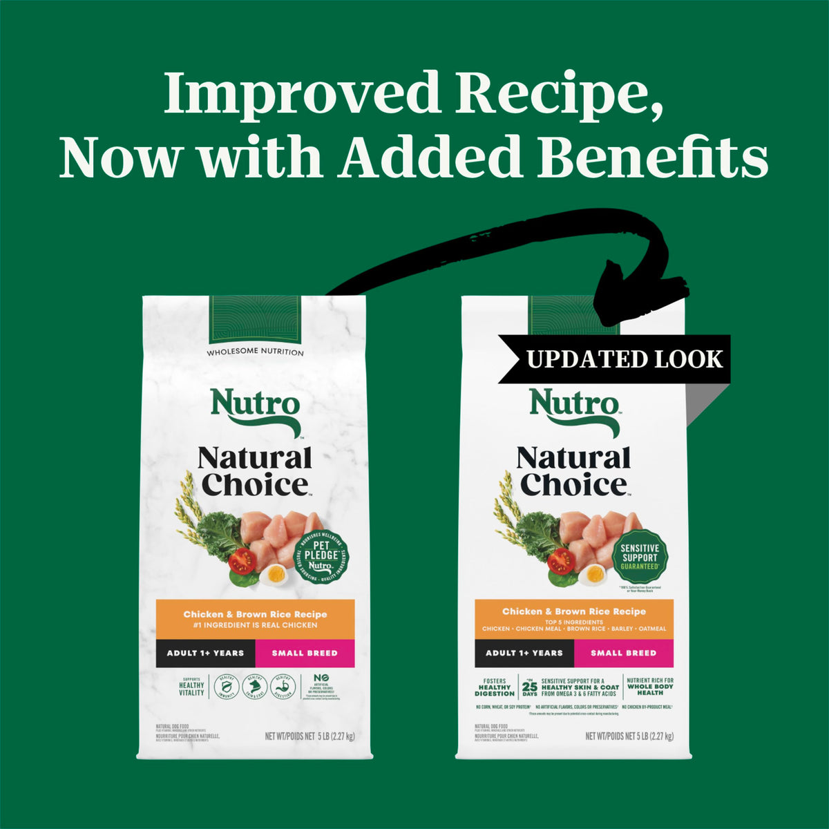 Chicken & Rice Small Breed Dry Dog Food 5 lb F7900