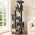 70 Inches Indoor Cat Tree with Ladder S649