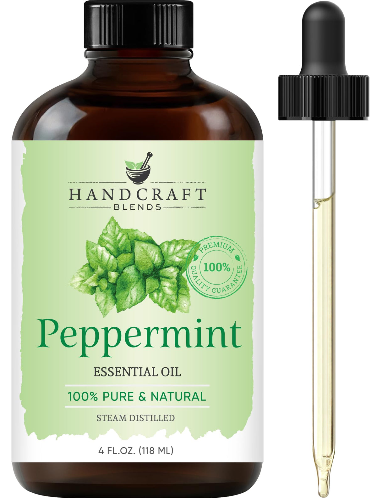 Peppermint Tea Tree Lavender Essential Oil Set 4 Fl. Oz Z75747
