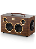 Portable Bluetooth Speaker 240W Peak Power Wooden Audio System B695