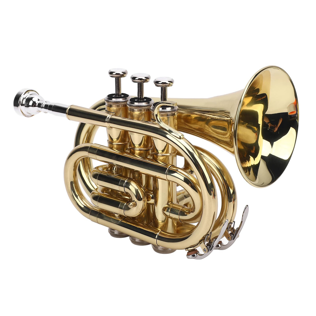 Bb Pocket Trumpet with 7C Mouthpiece and Hard Case N779