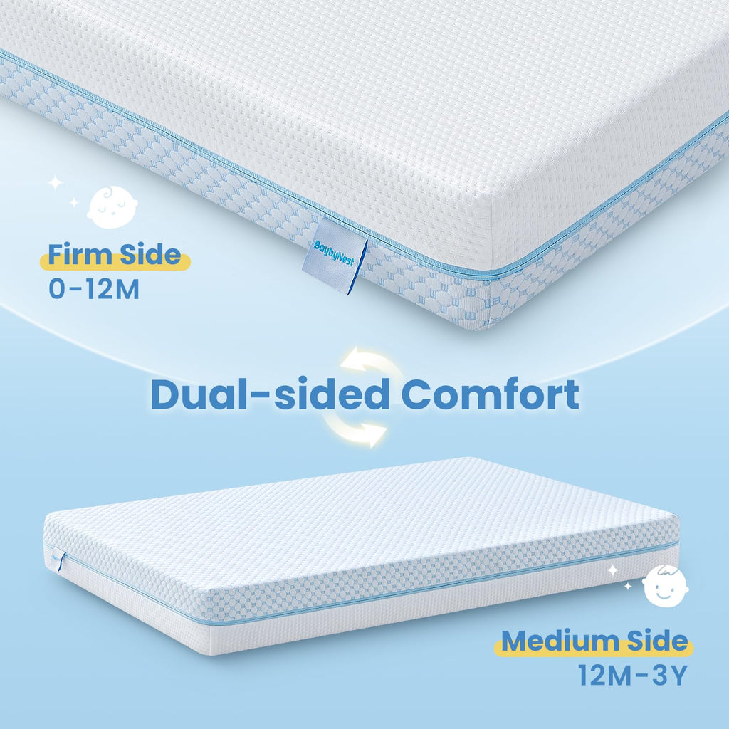38x24x4 Cooling Gel Memory Foam Mini Crib Mattress X742676