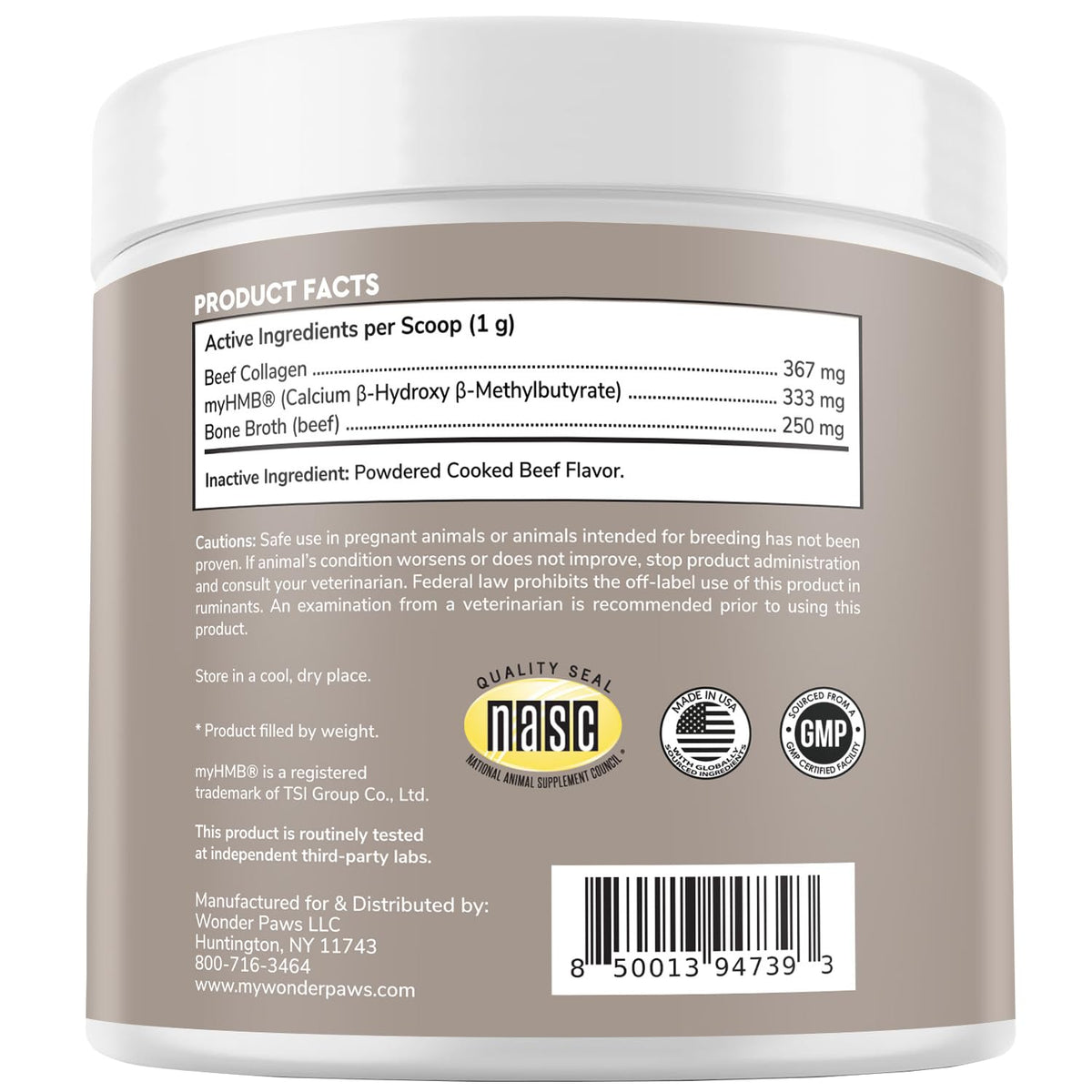 Dog Mobility & Strength Supplement 3.17 oz K96416
