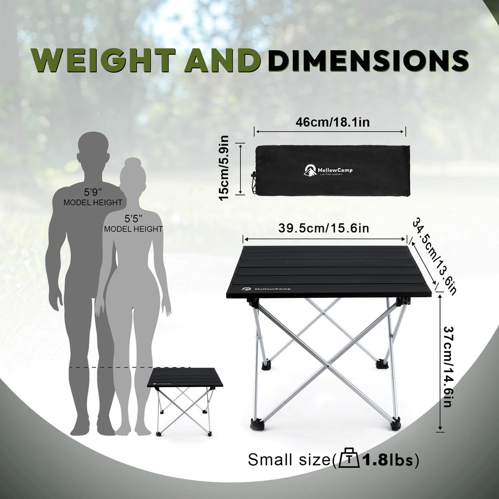 Ultralight Aluminum Folding Camping Side Table L3168