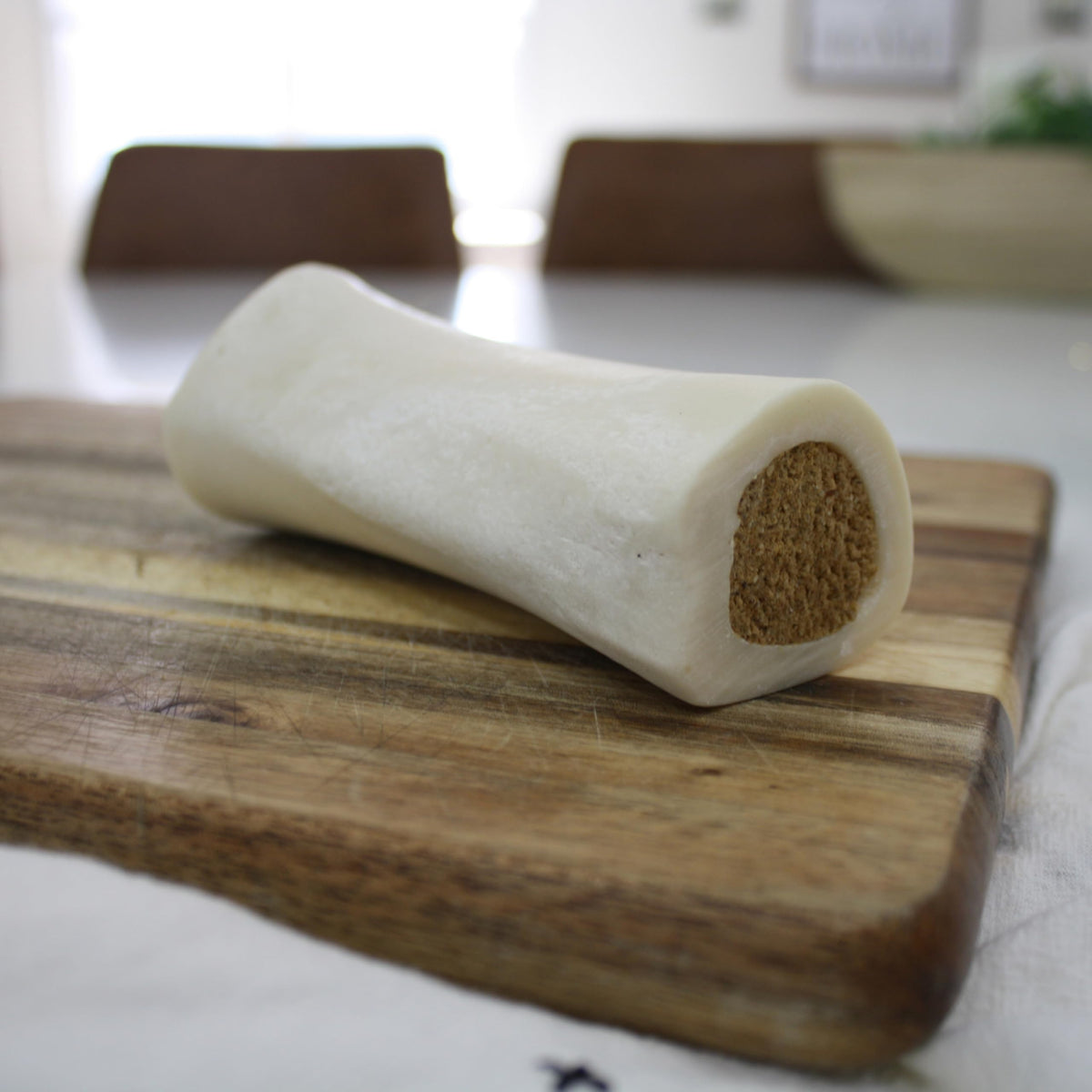 Peanut Butter Flavor Large Stuffed Shin Bones for Dogs B577350