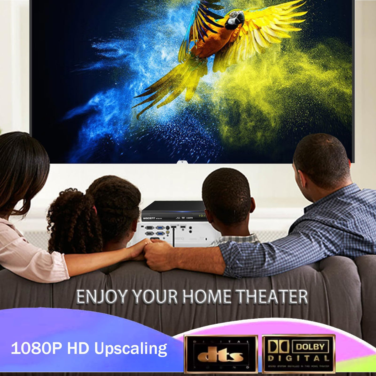 Blu Ray DVD Player Full HD 1080p Region A/1 A370