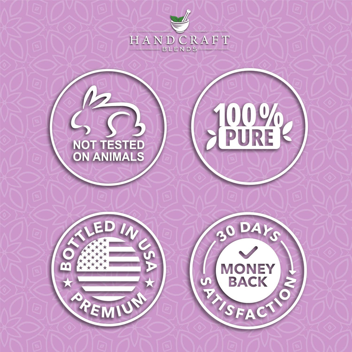 Peppermint Tea Tree Lavender Essential Oil Set 4 Fl. Oz Z75747