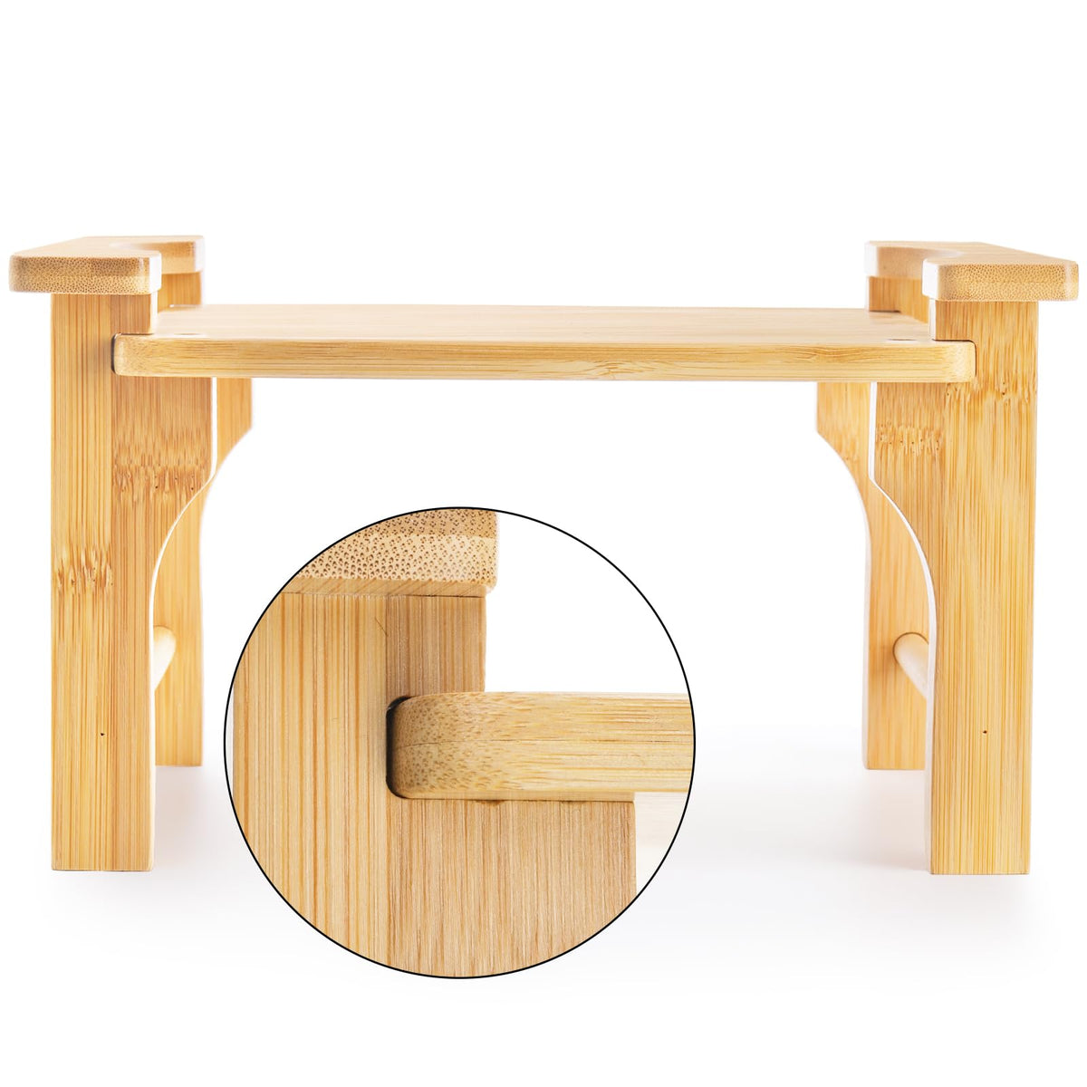 2 Pack Natural Bamboo Beverage Dispenser Stand S460
