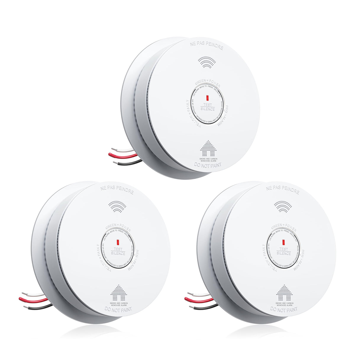 Smoke and Carbon Monoxide Detector Combo 10 Year Battery E536866