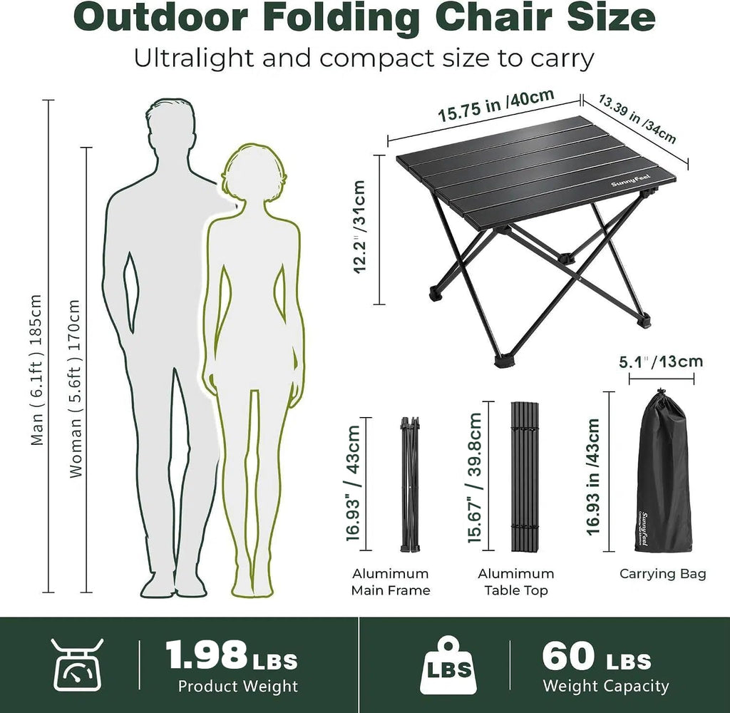 Ultralight Portable Folding Camping Table T241933