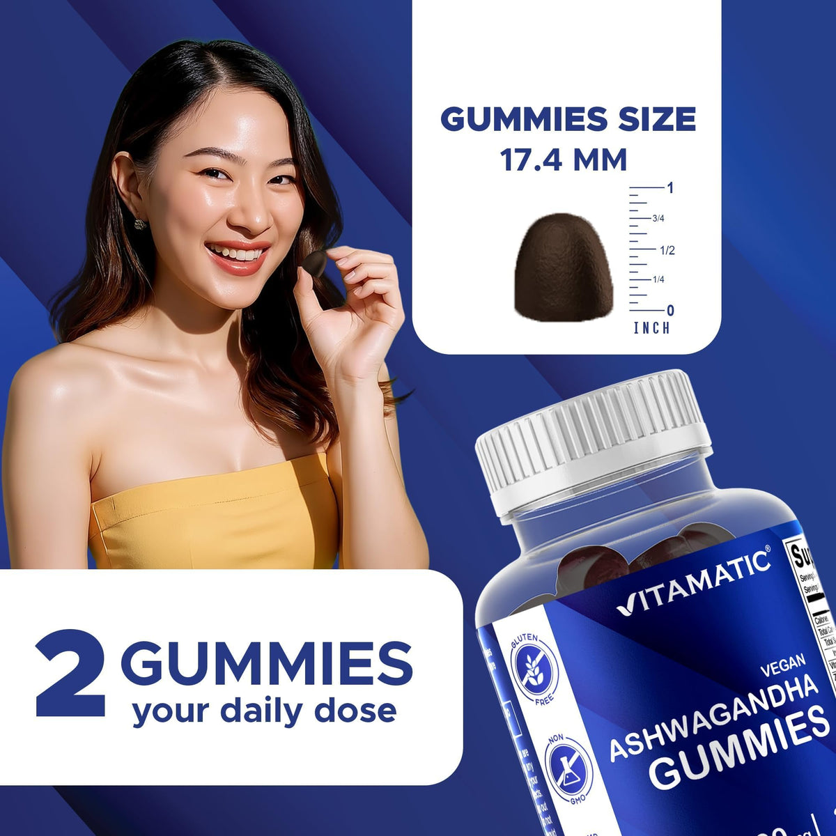 Ashwagandha Gummies 30:1 Extract U97487