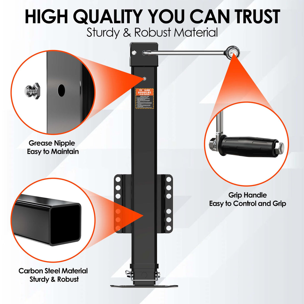8000 lbs Trailer Jack J9061