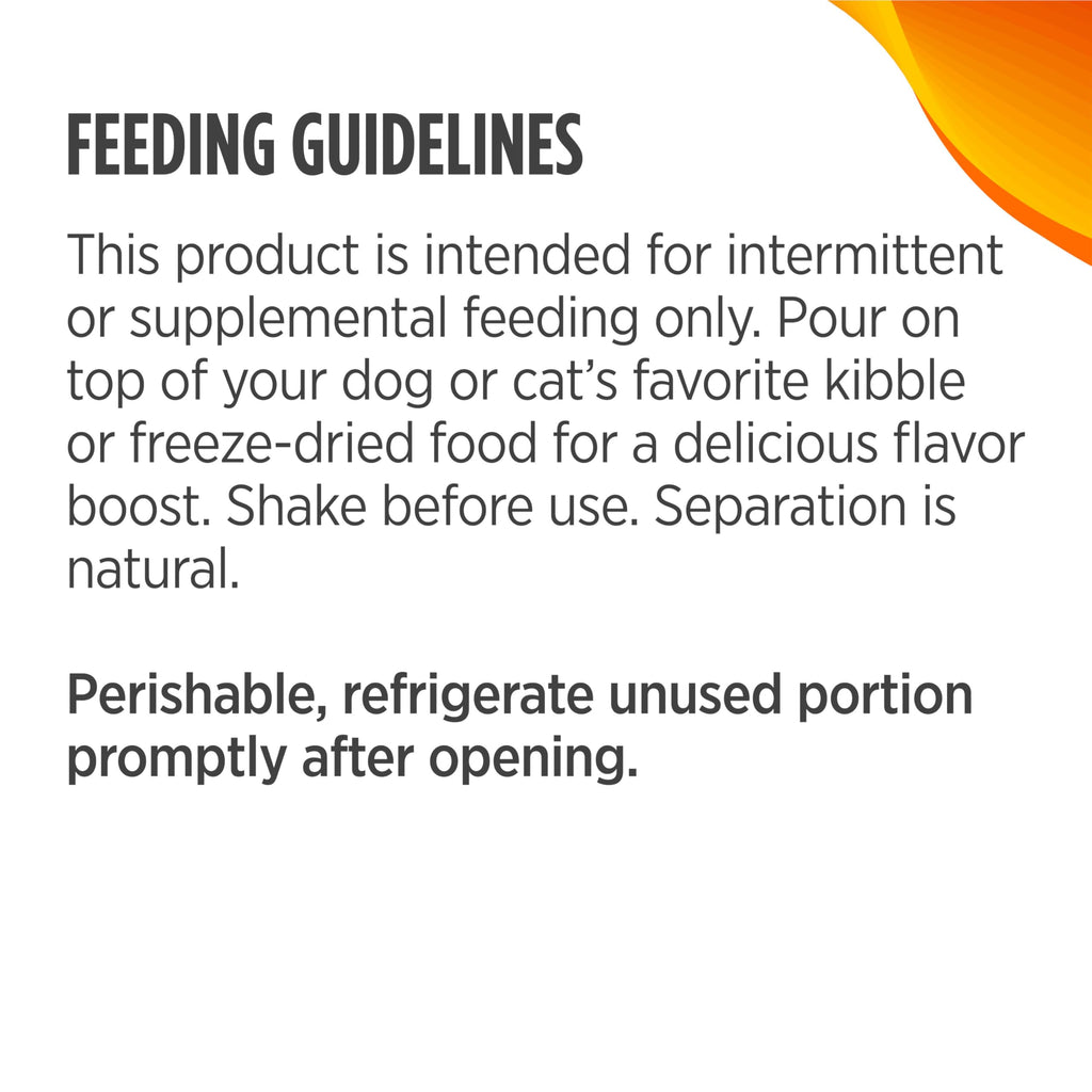 Bone Broth Food Topper for Cats and Dogs 20 FL Oz Y186499
