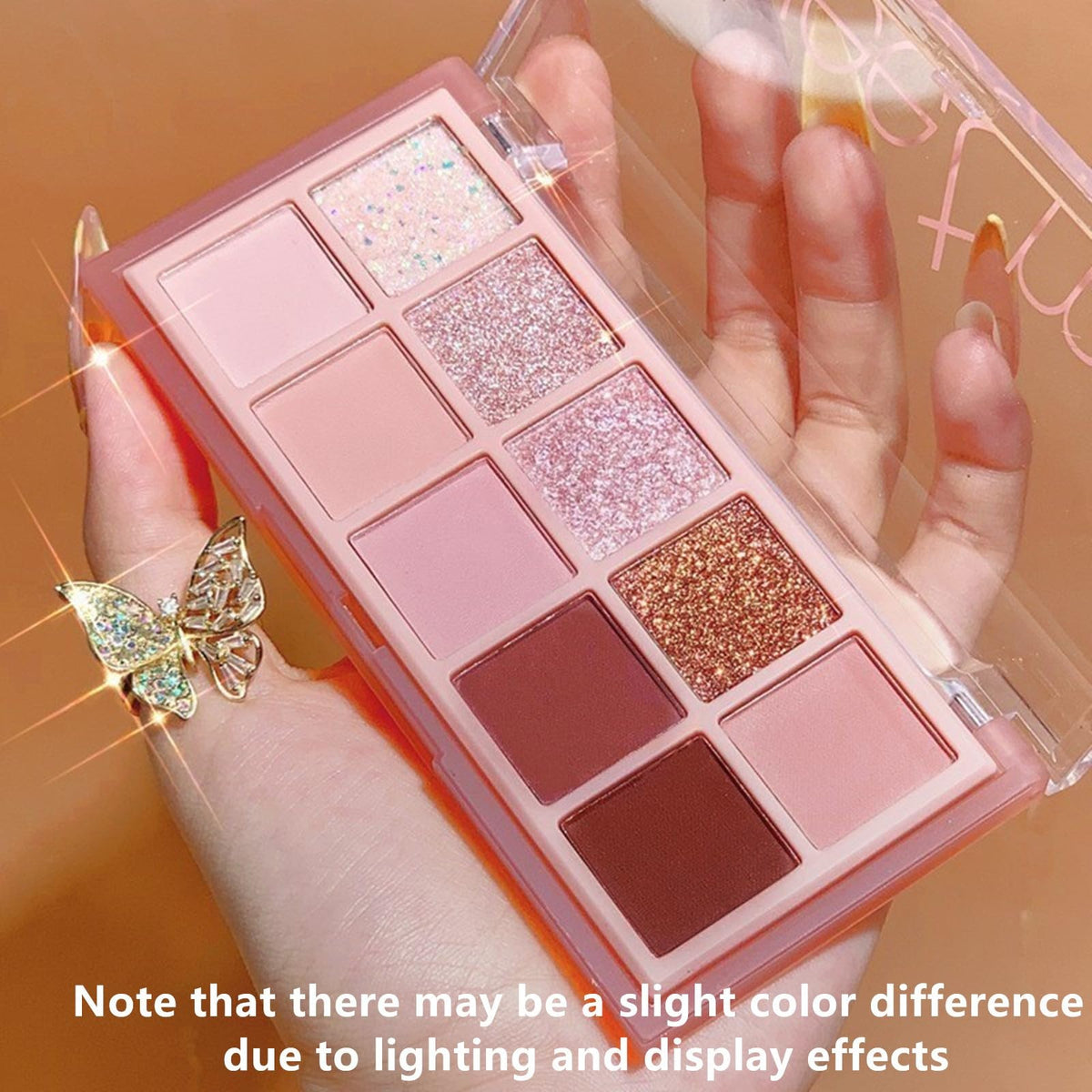 10 Colors Matte Glitter Shimmer Eyeshadow Palette P322012