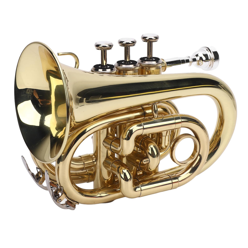 Bb Pocket Trumpet with 7C Mouthpiece and Hard Case N779