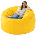 5FT Memory Foam Bean Bag Chair with Dutch Velvet Cover H726315