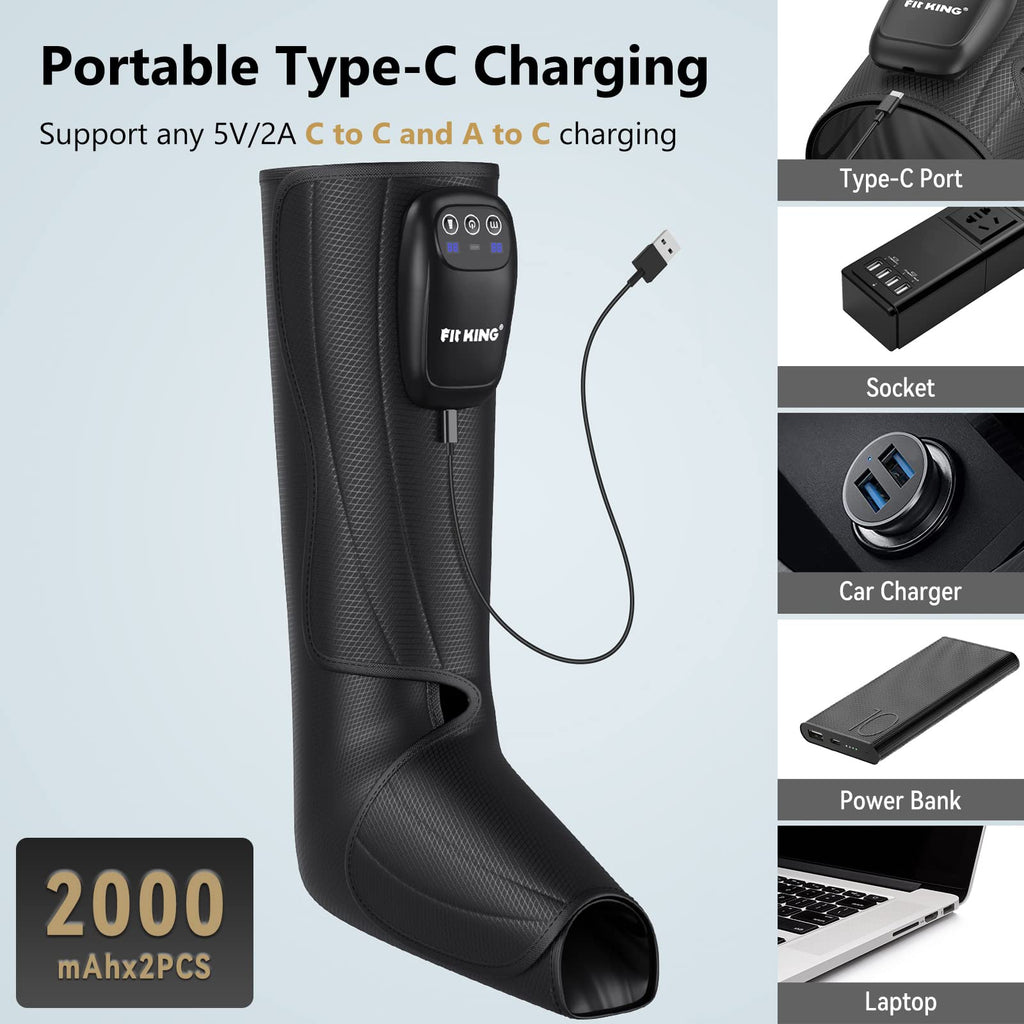 Cordless Leg Compression Massager V4878