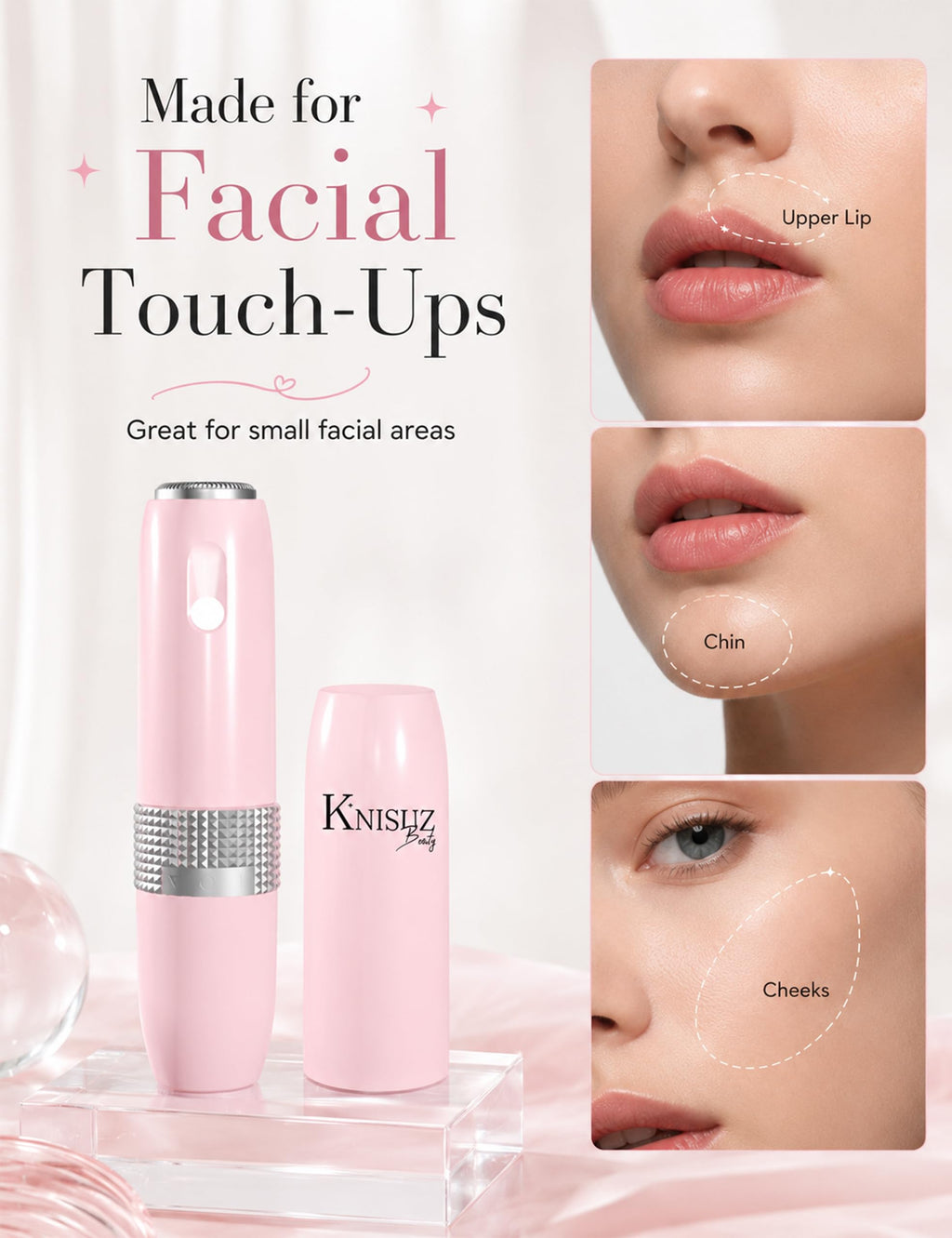 2-in-1 Facial Hair Removal and Eyebrow Trimmer K85035