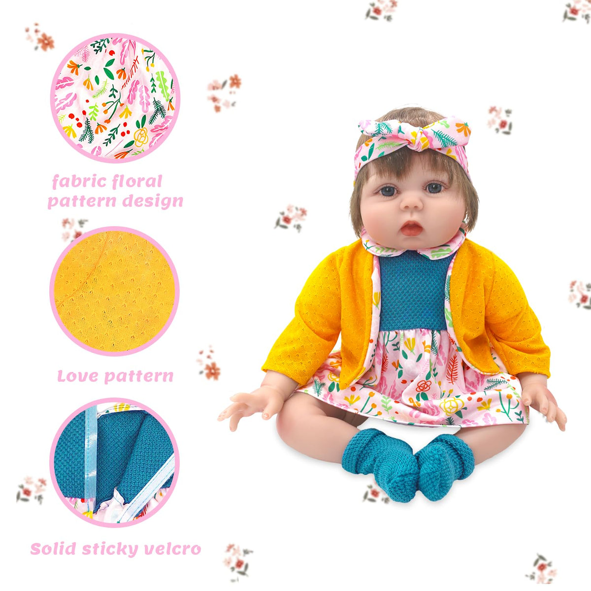 Reborn Doll Clothes for 20-22 Inch Dolls G14327