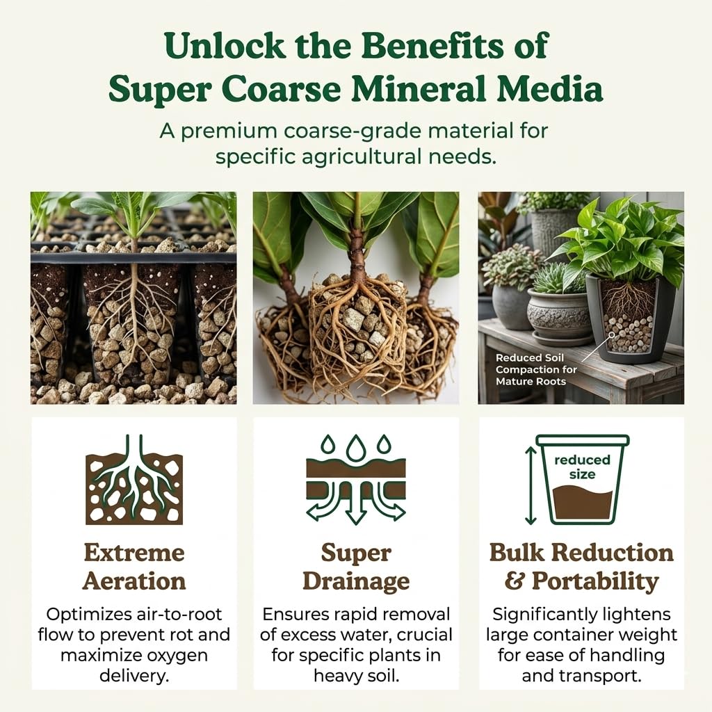 Horticultural Super Coarse Vermiculite 4 Cubic Feet Q885