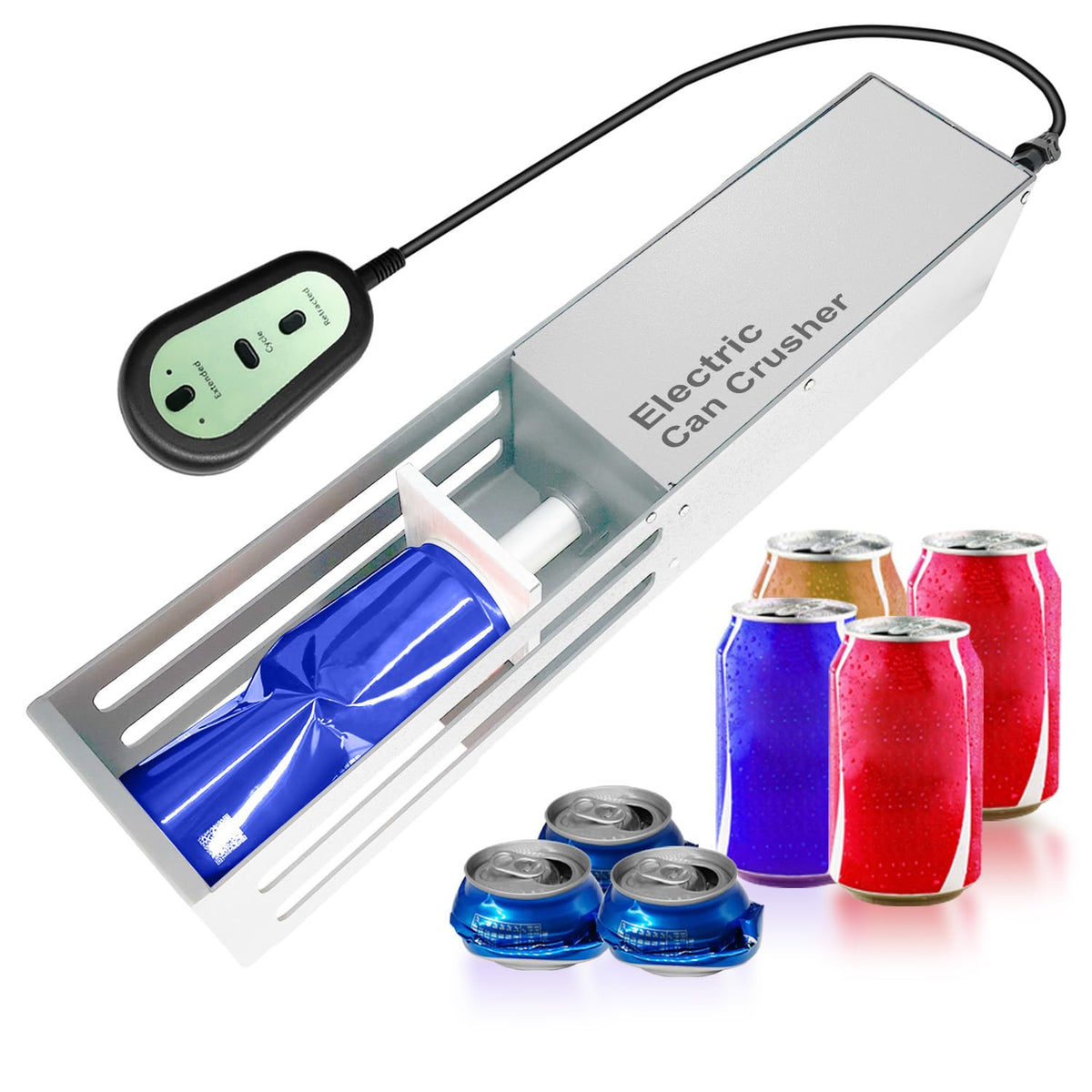 Electric Can Crusher with Button Controller L49220