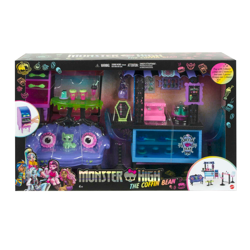 Playset with Cafe Furniture & Coffee Shop Accessories E71482