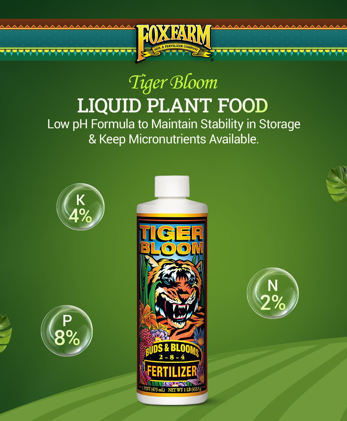 Liquid Plant Food 2-8-4 1 Pint X7552