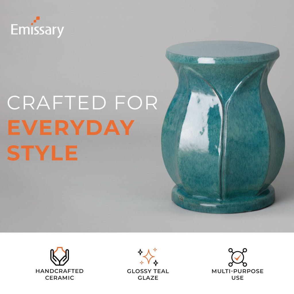 Teal Stool C85492