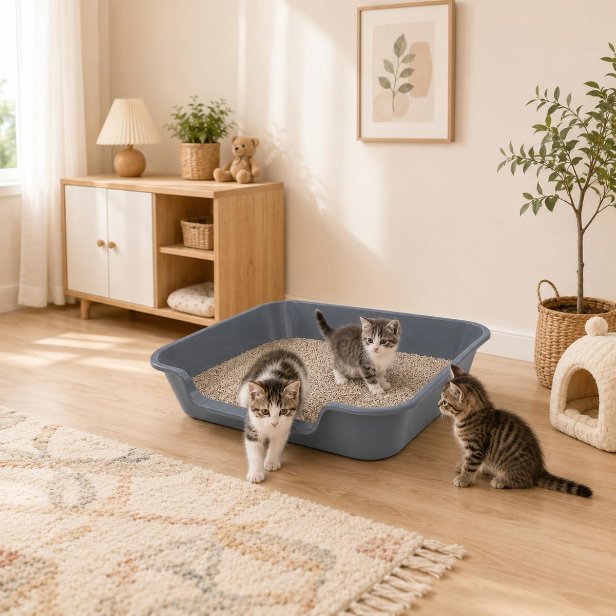 Extra Large Low Entry Cat Litter Box O71370