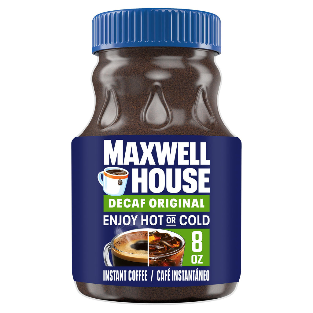 Instant Coffee, Original Roast Decaffeinated, 8 oz Jar D1925