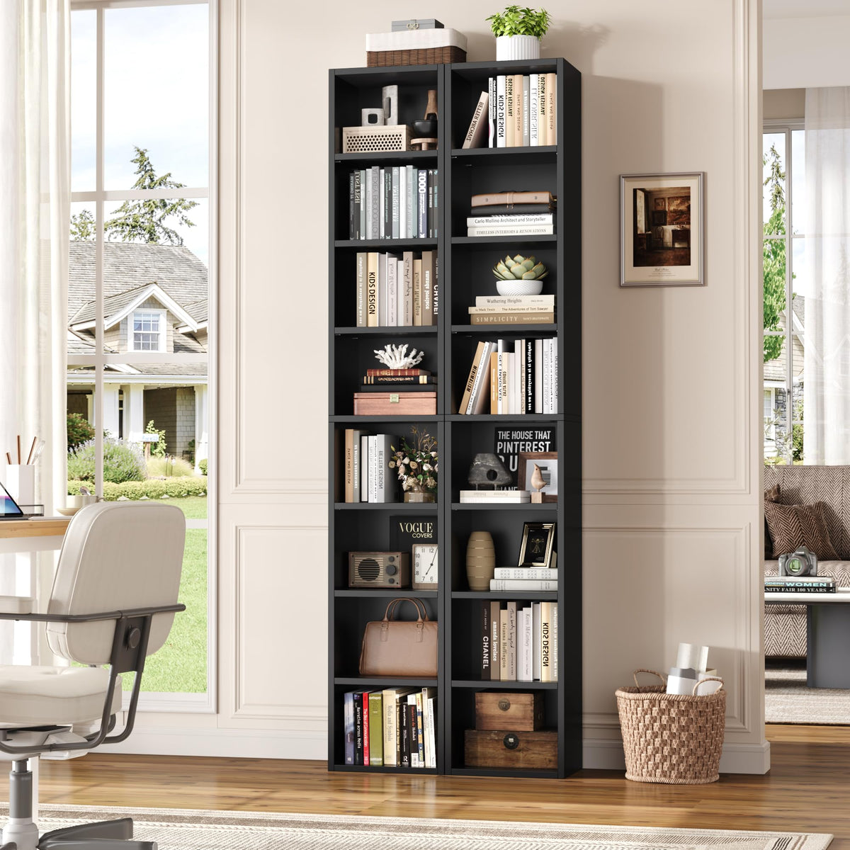 8-Tier Narrow Bookshelf K888832