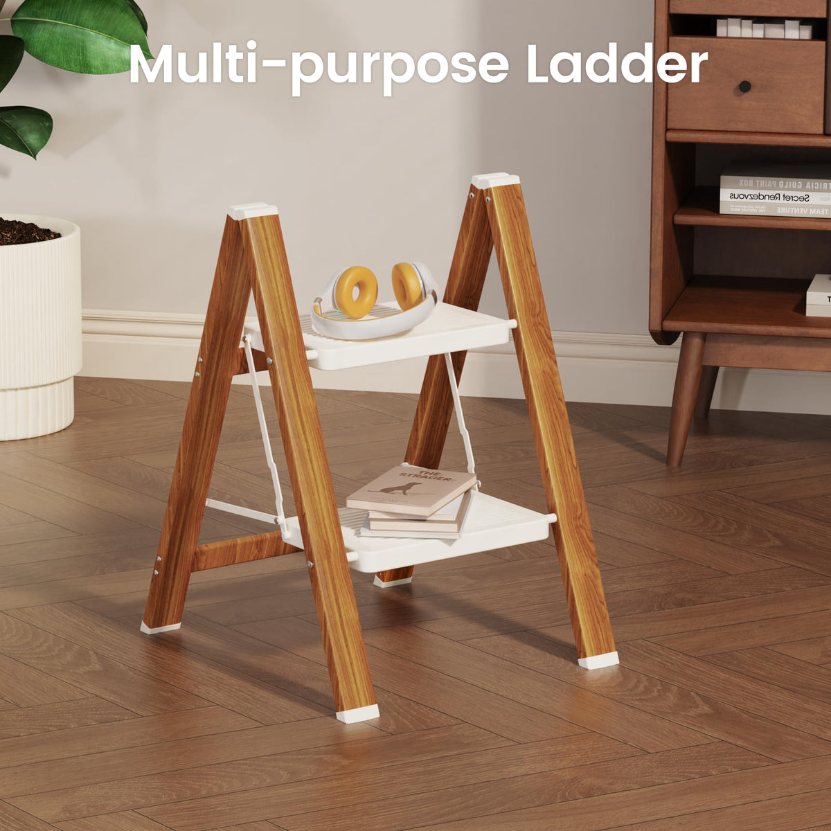 Lightweight Aluminum Folding Step Stool D4421