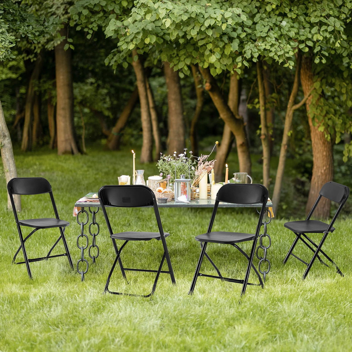 10 Pack Portable Folding Chairs J8316