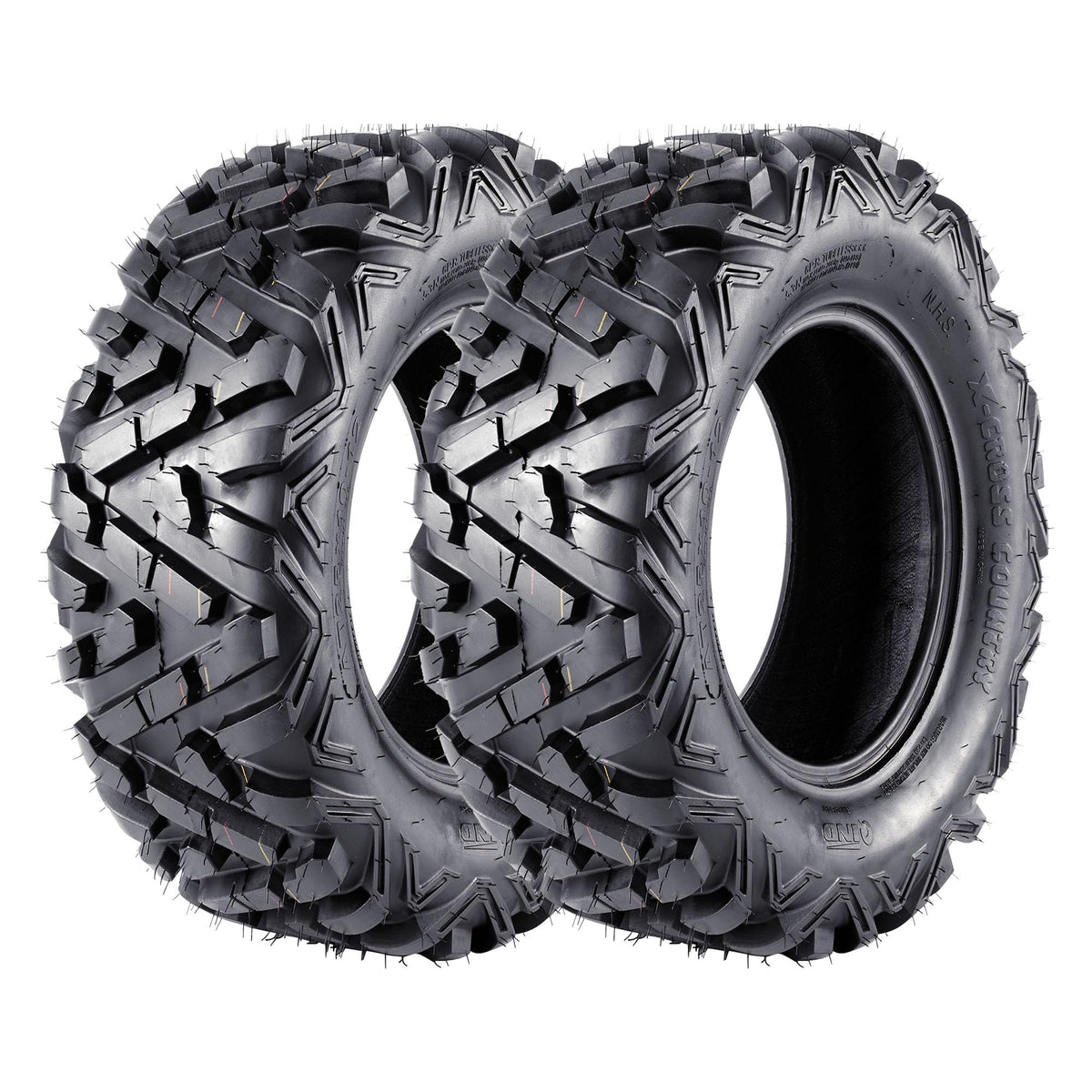 19X7-8 Set of 2 Tubeless ATV Tires P1665