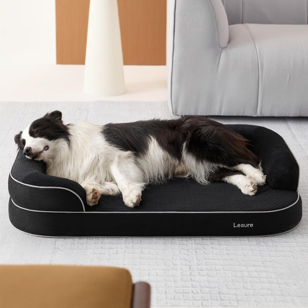 Black 42" Orthopedic Dog Beds F680