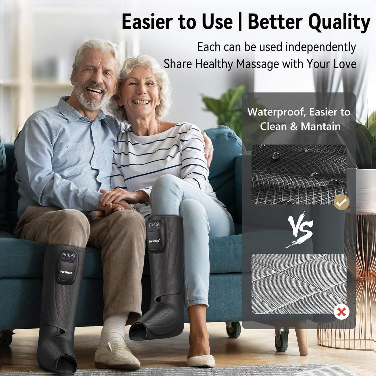 Cordless Leg Compression Massager V4878
