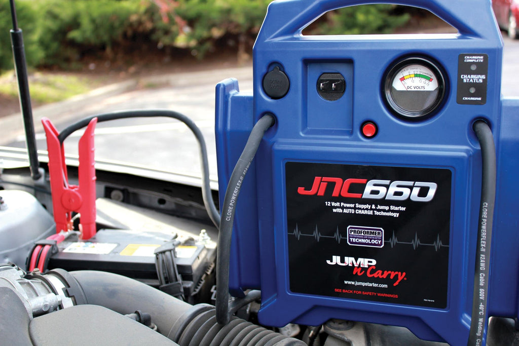 1700 Peak Amp 12 Volt Jump Starter and 20 Amp Smart Battery Charger M718609
